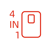 4-in-1 Integrated Design