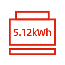 Large-Capacity 5.12kWh Battery for Extended Range