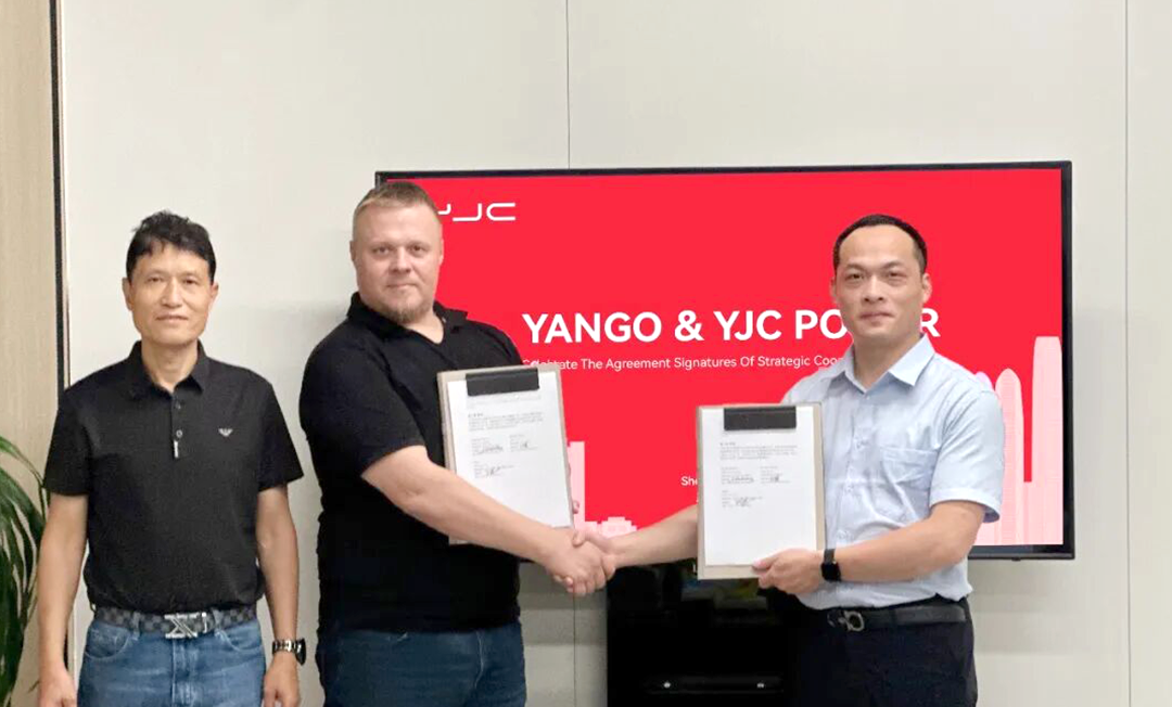 New‑energy overseas expansion accelerates | YJC enters a strategic‑cooperation agreement with YANGO Global Operation Brand Company, securing a two‑year order for 30,000 commercial‑grade electric tricycles!