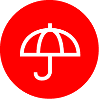 Optional rain shield