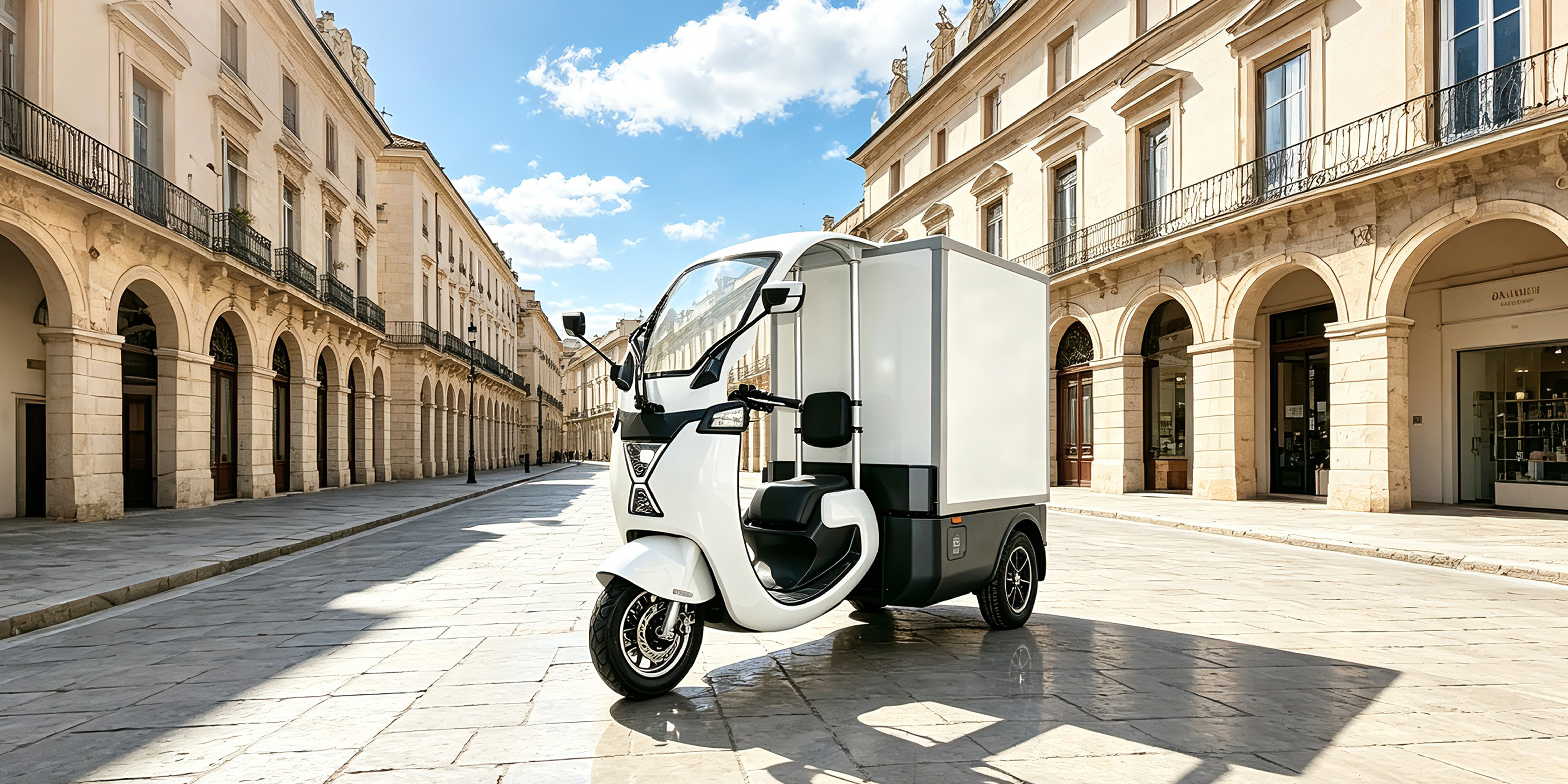 Light-Duty Three-Wheeled Electric Commercial Vehicle